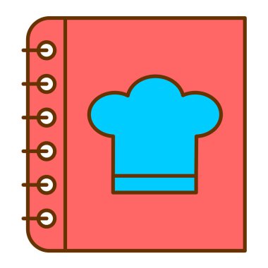 Şef şapka ikonu. vektör illüstrasyonu