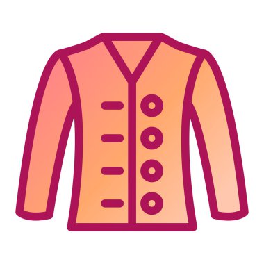 Ceket simge vektör çizim