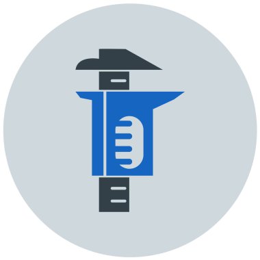 İnşaat. Web simgesi basit illüstrasyon