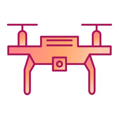 İHA simgesi vektör illüstrasyonu