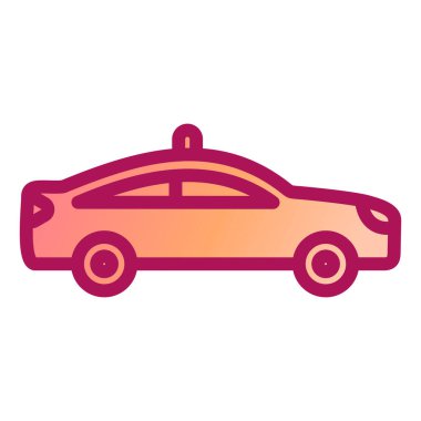 - Araba. Web simgesi basit illüstrasyon