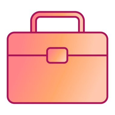 evrak çantası ikonu vektör illüstrasyonu