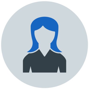 avatar. Web simgesi basit illüstrasyon