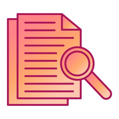 Büyüteçle büyüteç ve kalem vektör çizimi tasarımı