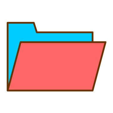 Dosya. Web simgesi basit illüstrasyon