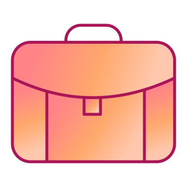 evrak çantası ikonu vektör illüstrasyonu