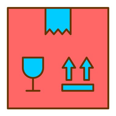 Kutu. Web simgesi basit tasarım