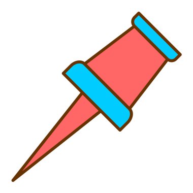 itme PIN simge vektör çizim