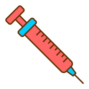 Şırınga ikonu vektör çizimi