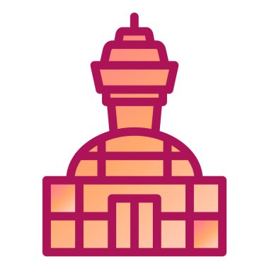 Bina. Web simgesi basit tasarım