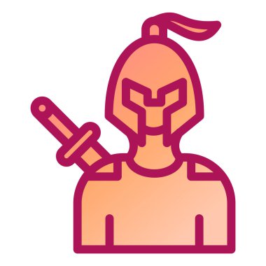 Adamım. Web simgesi basit illüstrasyon