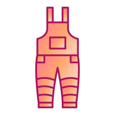 Tulumlar. Web simgesi basit illüstrasyon