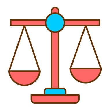 Ölçek. Web simgesi basit illüstrasyon