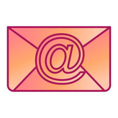 E- posta simgesi vektör illüstrasyonu