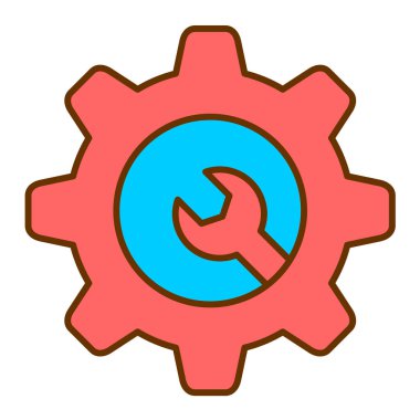 Ayarlar. Web simgesi basit tasarım