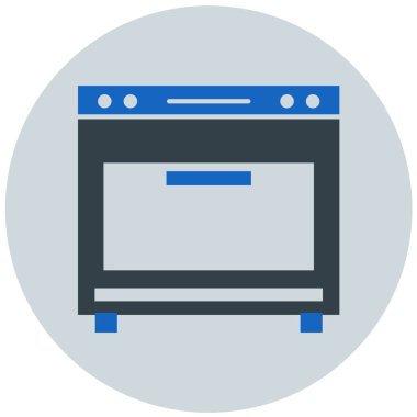 Mutfak. Web simgesi basit illüstrasyon