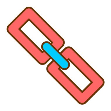 Bağlantı. Web simgesi basit tasarım