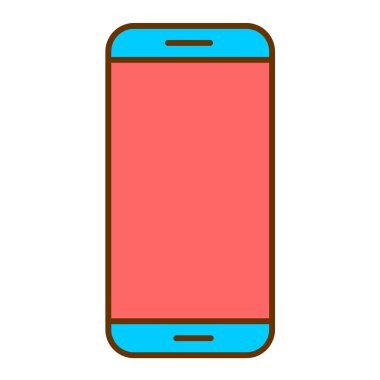 Akıllı telefon aygıtı teknoloji vektör illüstrasyonu