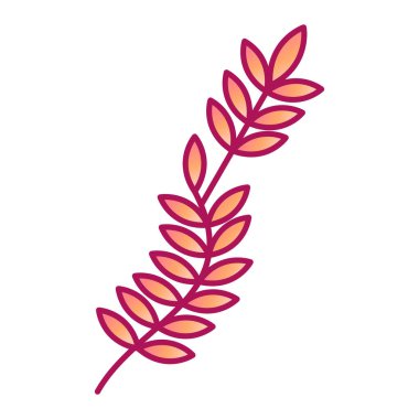 Simge vektör illüstrasyon tasarımı bırakır