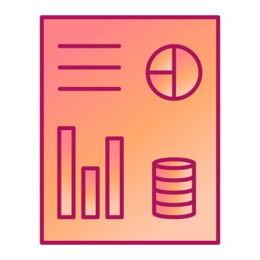 Modern grafik simgesinin vektör illüstrasyonu