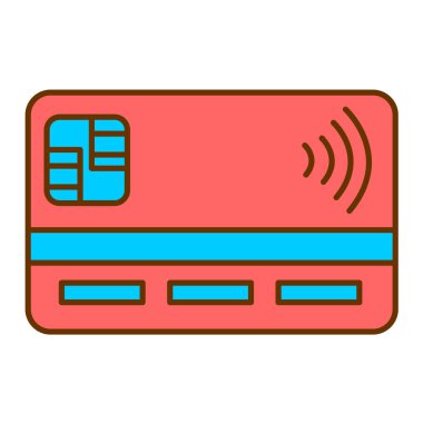 Kredi kartı vektör çizimi