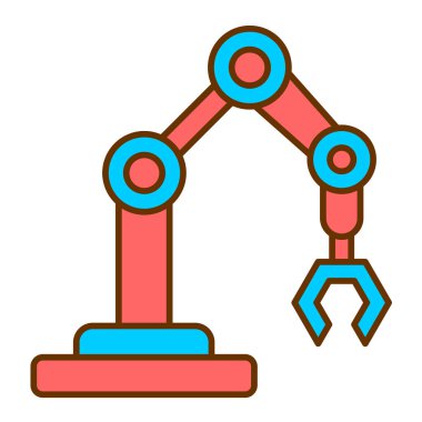 robot ikon vektör illüstrasyonu