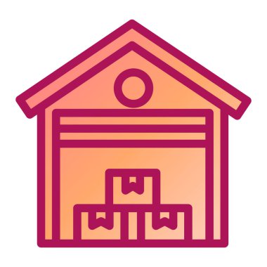 ev vektörü ince çizgi simgesi