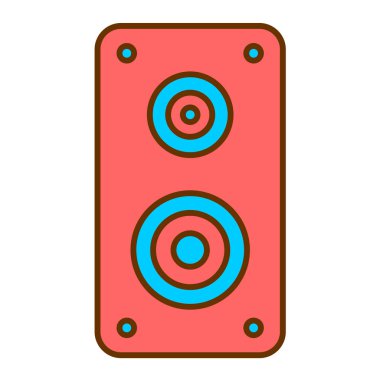 hoparlör vektör illüstrasyonu