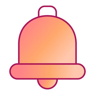 Zil. Web simgesi basit illüstrasyon