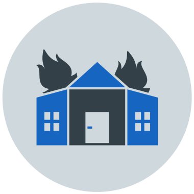 Ev. Web simgesi basit illüstrasyon