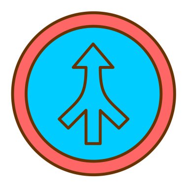 ok simgesi vektör illüstrasyonu