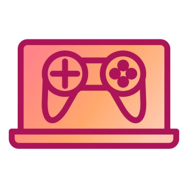 Oyun kolu. Web simgesi basit illüstrasyon