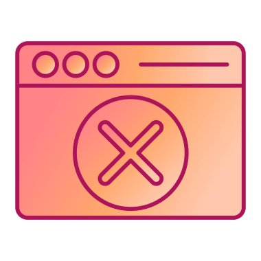 Satır ve biçim ikonu vektör illüstrasyon tasarımı içeren tarayıcı penceresi