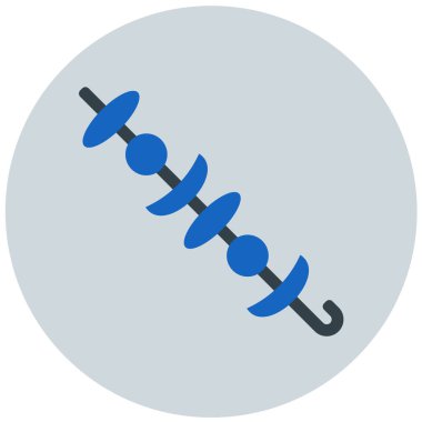 Barbekü vektör düz simgesi