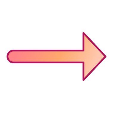 ok simgesi vektör illüstrasyonu