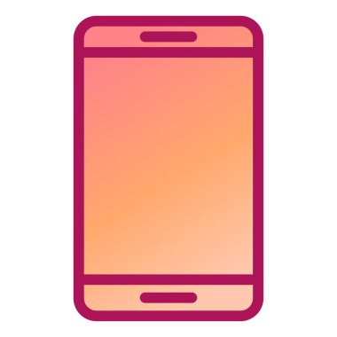 Akıllı telefon. Web simgesi basit tasarım