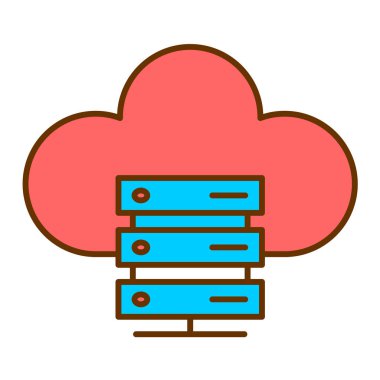 Bulut hesaplama. Web simgesi