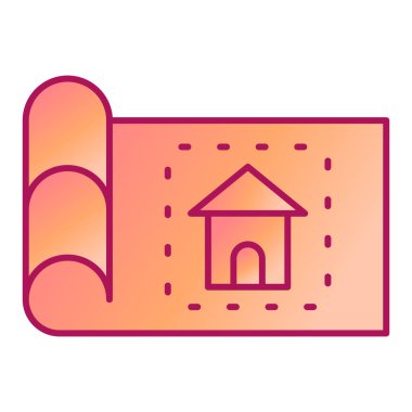 Şablon web simgesi basit illüstrasyon