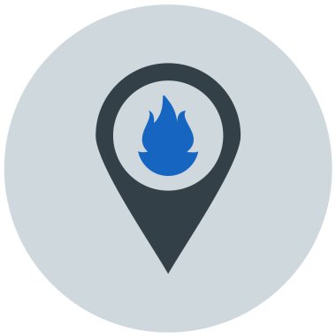 konum. Web simgesi basit illüstrasyon