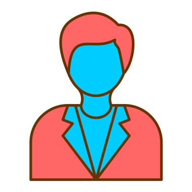 avatar. Web simgesi basit tasarım