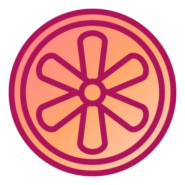 lemon. Web simgesi basit illüstrasyon