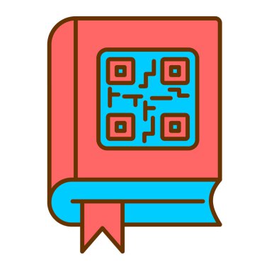 kitap simgesi vektör illüstrasyonu