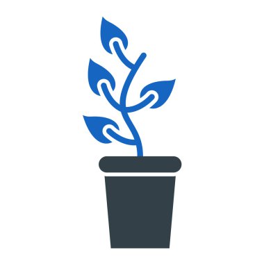 bitki simgesi vektör illüstrasyonu