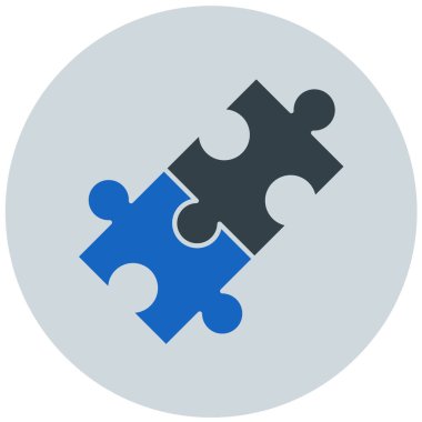 Bulmaca. Web simgesi basit illüstrasyon