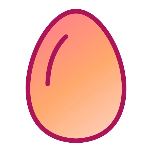 Іконка Яйця Векторна Ілюстрація — стоковий вектор