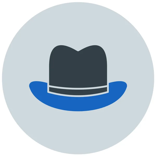 Şapka Web Simgesi Basit Illüstrasyon — Stok Vektör