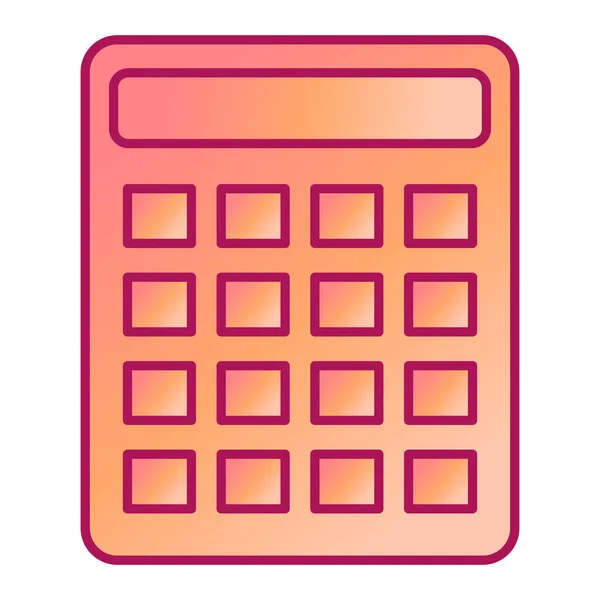 Icono Calculadora Ilustración Simple Los Iconos Vectores Cálculo Negocio Para — Vector de stock