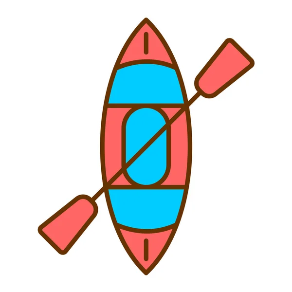 Illustration Vectorielle Icône Planche Surf — Image vectorielle
