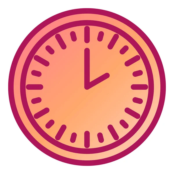 Clock Web Icon Simple Illustration — Stock Vector