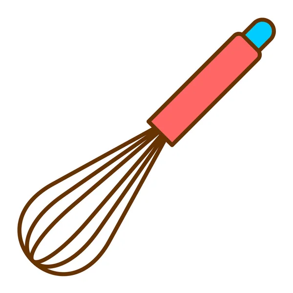 Whisk Icon Kitchen Utensil Vector Illustration — Stock Vector